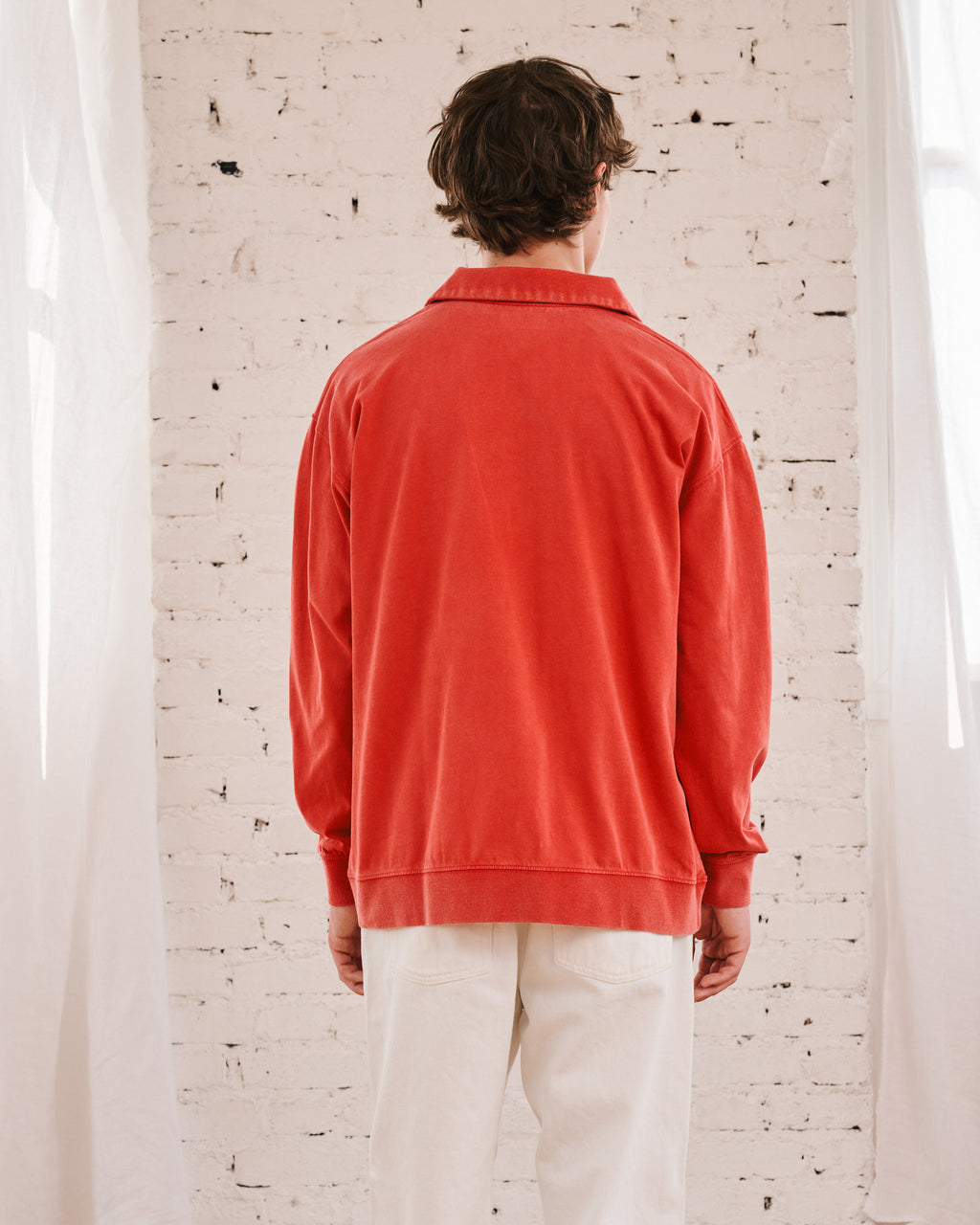 Merci - Polo Silas - Rouge Délavé