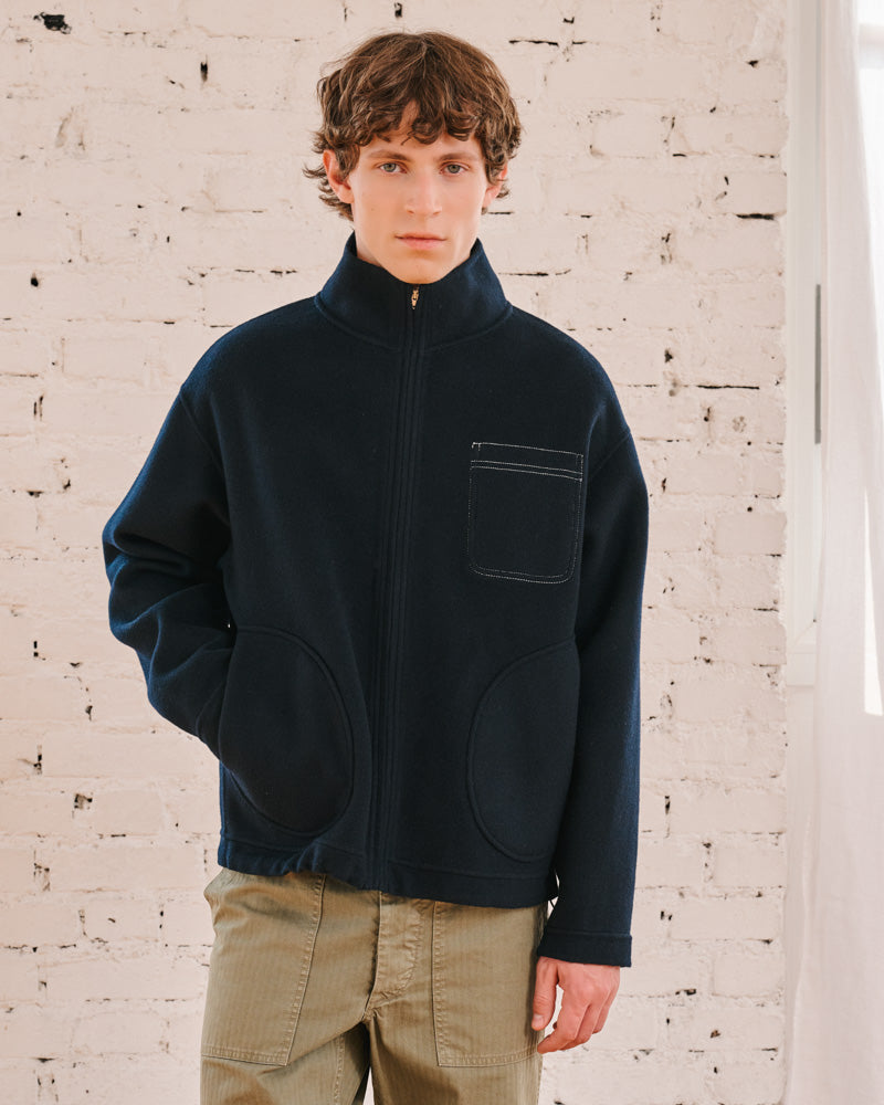Merci - Lucien Reversible Jacket - Navy