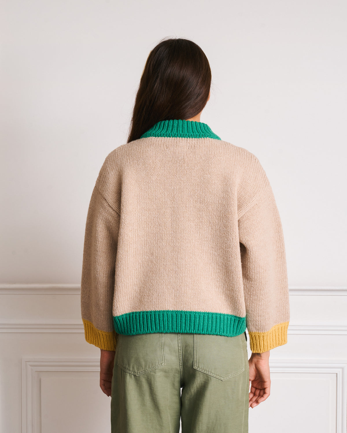 Merci - Cardigan Flora - Ecru Multi