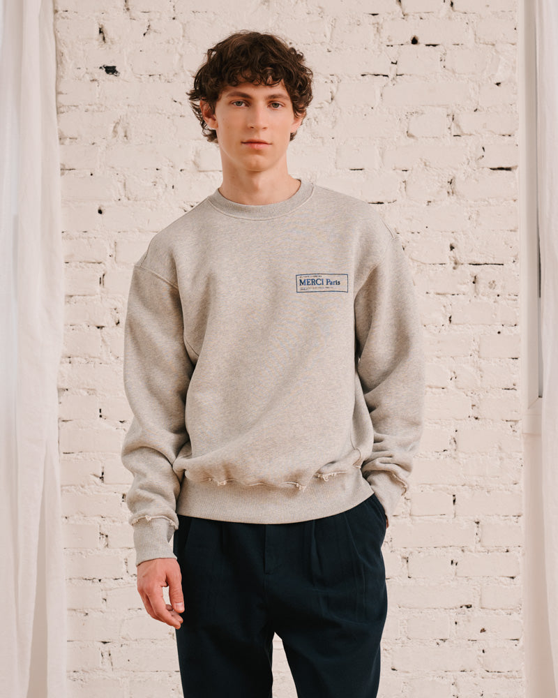 Merci - Miles Sweatshirt - Heather Gray