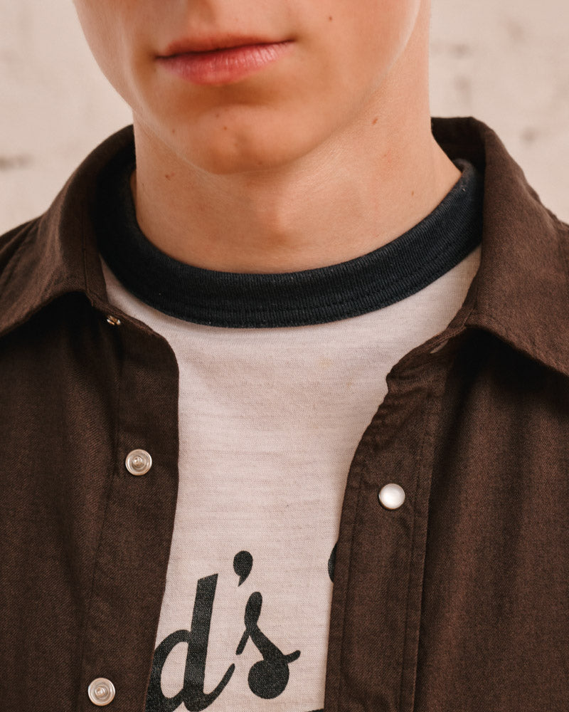 Merci - Chemise Pietro Flanelle - Marron
