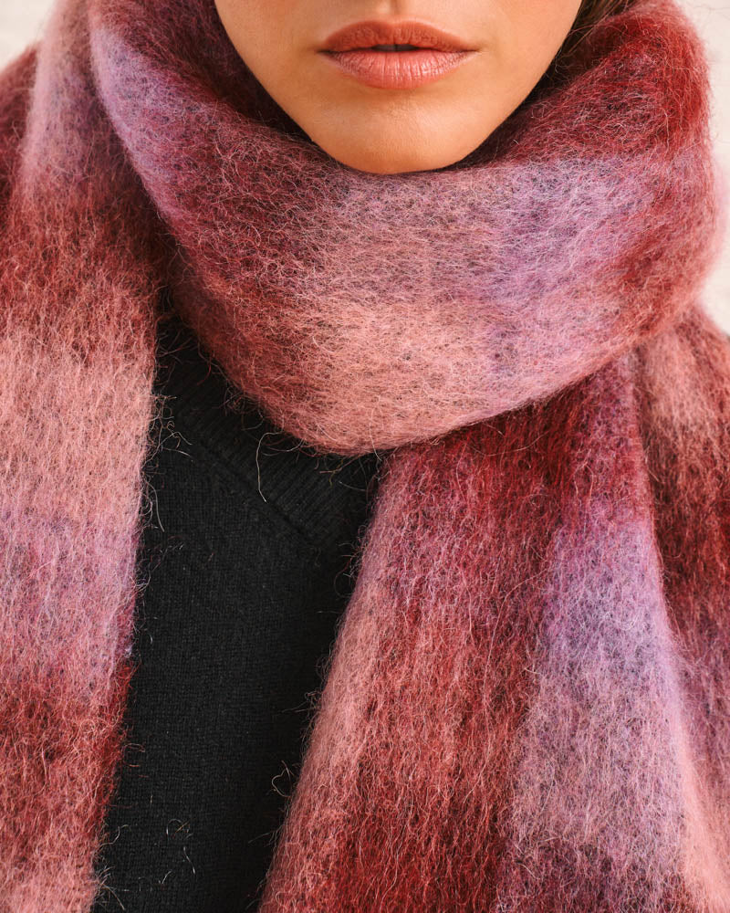 Merci - Echarpe Romeo - Mauve Multi