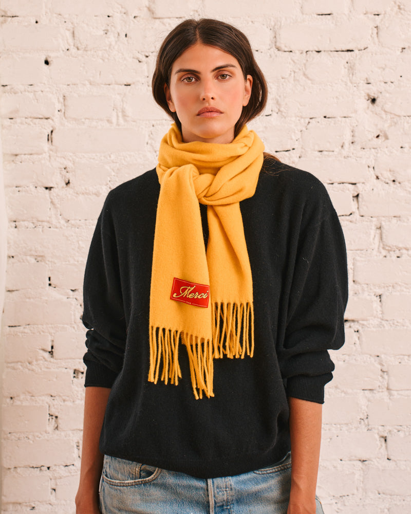 Merci - Echarpe Arlo - Jaune