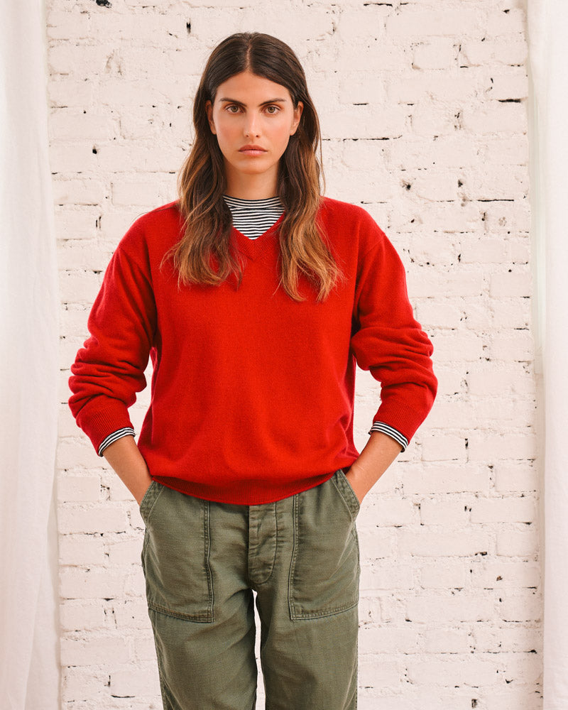 Merci - Pull Adele - Rouge