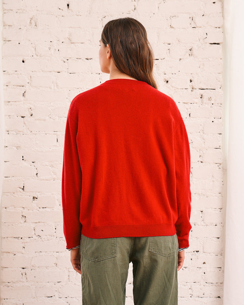 Merci - Pull Adele - Rouge