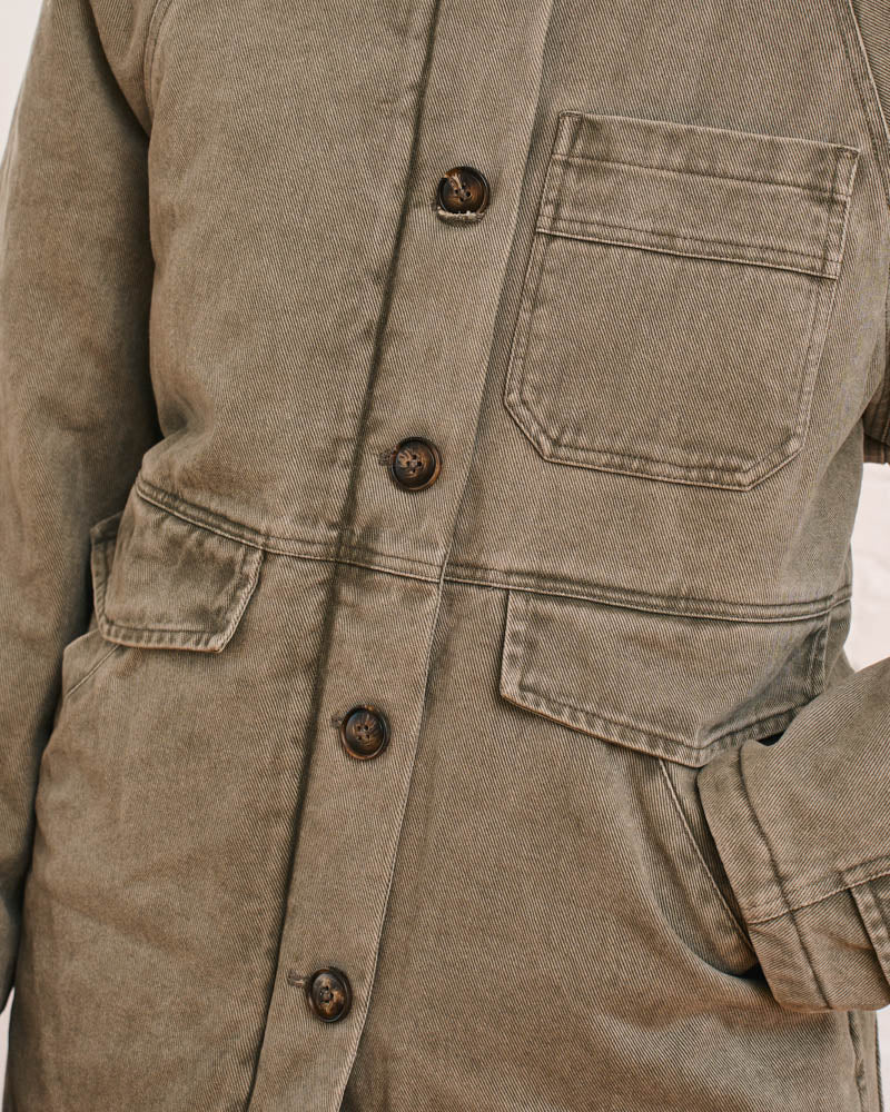Merci - Manteau Barbara - Kaki
