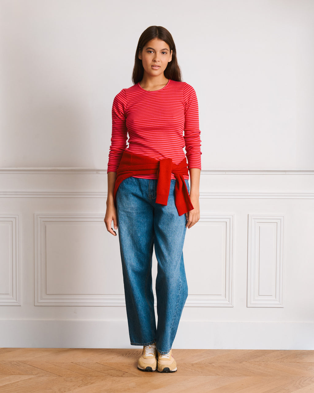 Merci - T-Shirt Carla - Rouge & Rose