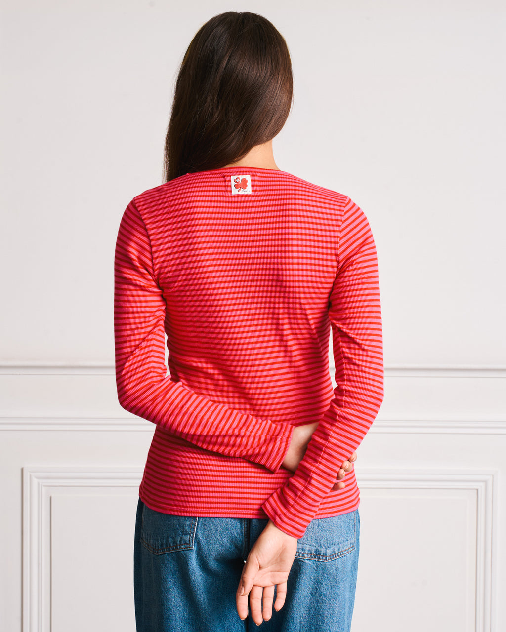 Merci - T-Shirt Carla - Rouge & Rose