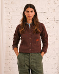 Merci - Gilet Rose - Marron