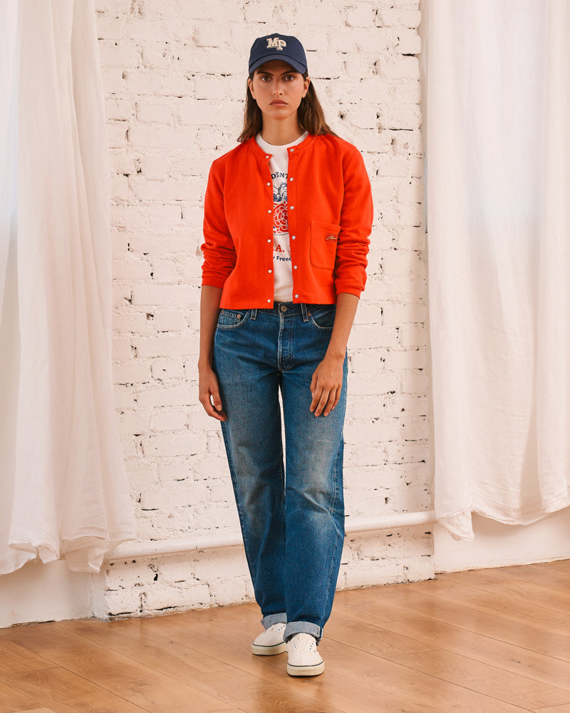 Merci - Rose Cardigan - Red