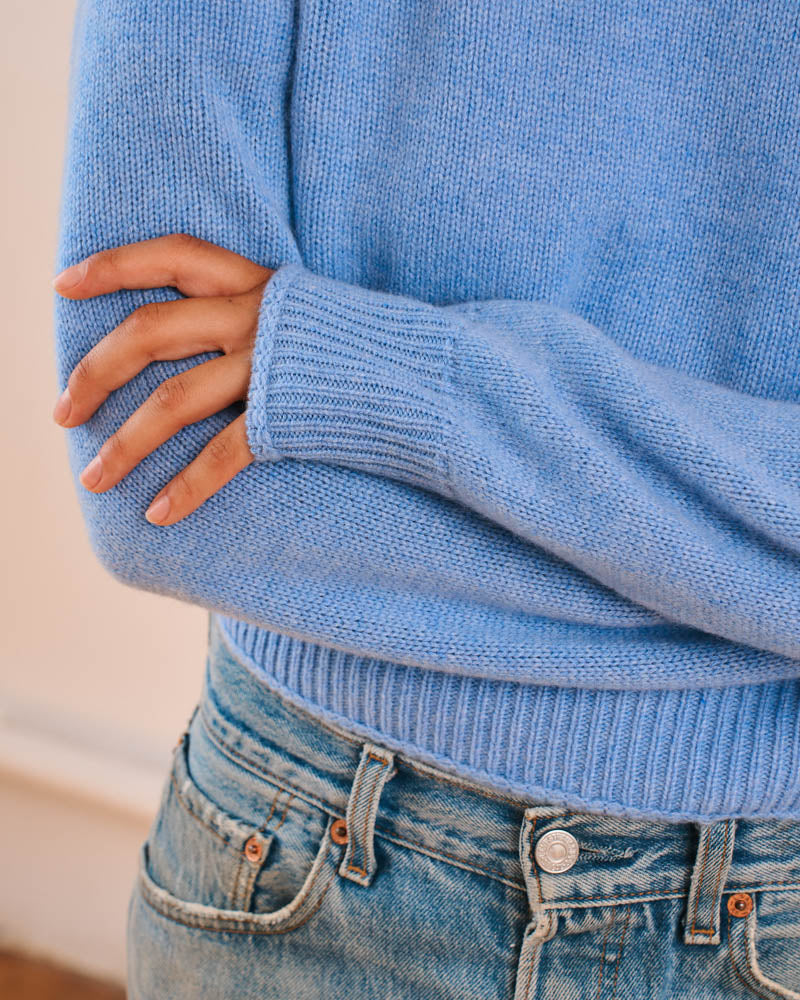 Merci - Pull Charlotte - Bleu Denim