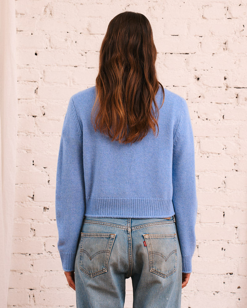 Merci - Pull Charlotte - Bleu Denim