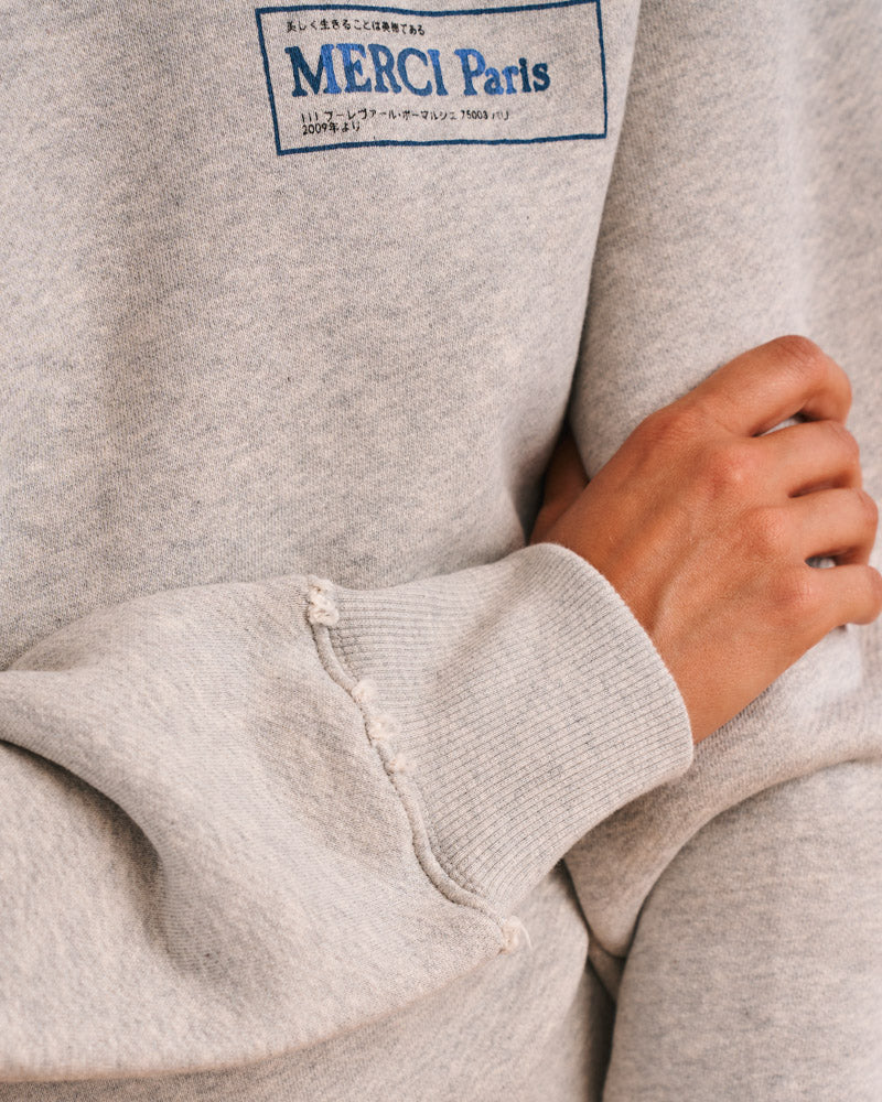 Merci - Miles Sweatshirt - Heather Gray