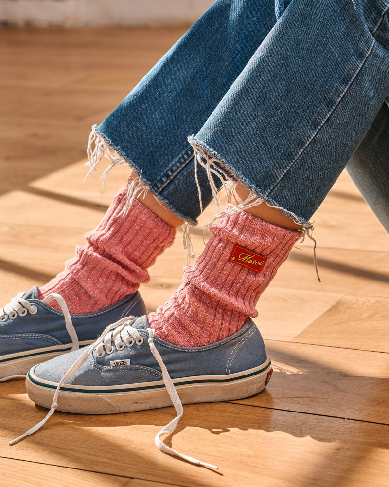Merci - Chaussettes Sacha - Rose