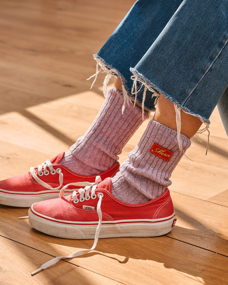 Merci - Chaussettes Sacha - Mauve