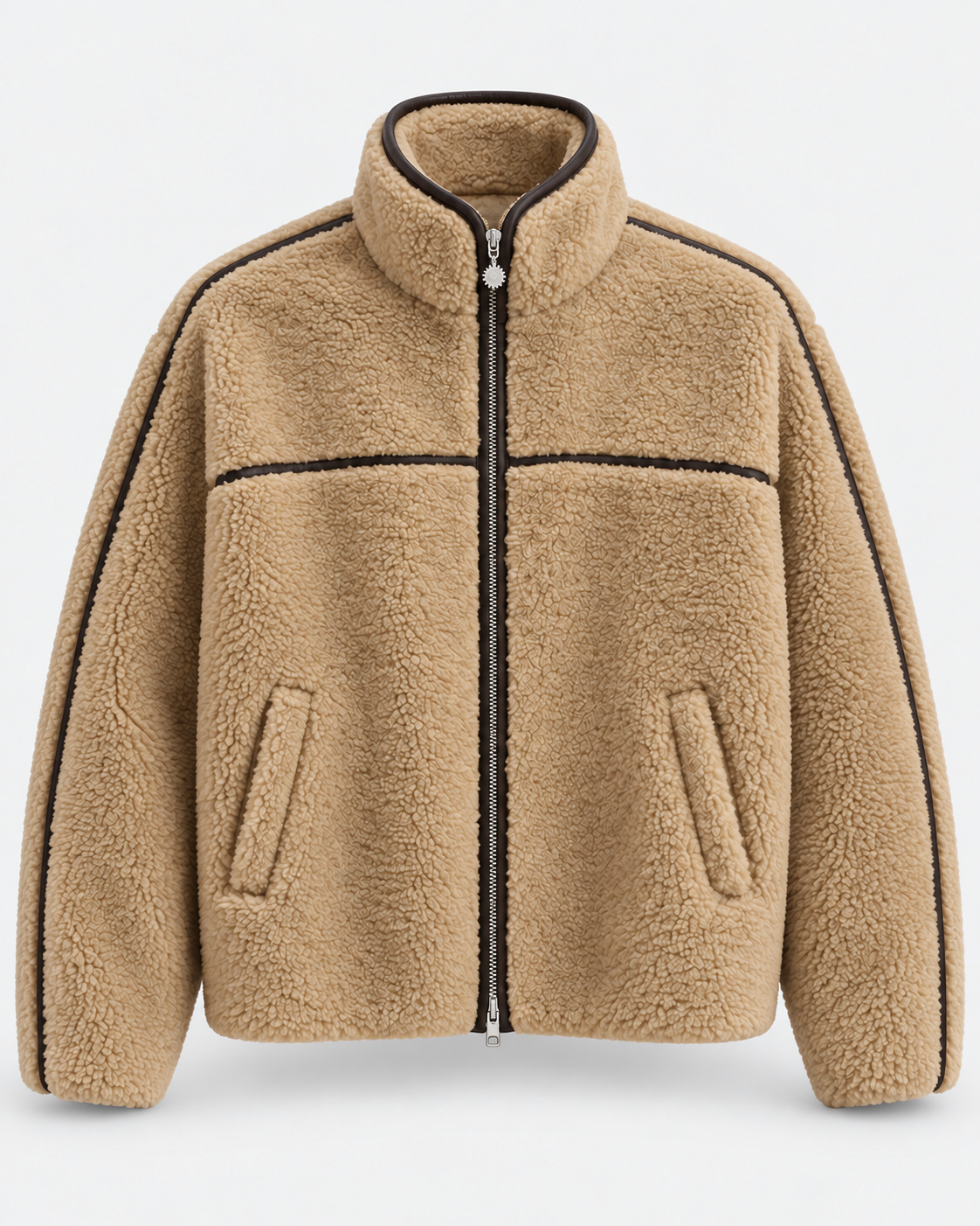 Caleb - Shearling Jacket - Camel
