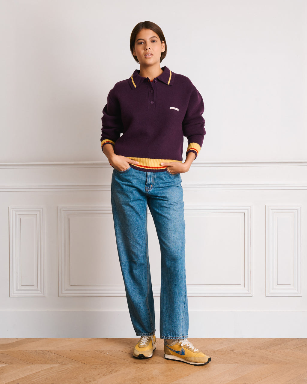 Merci - Jeans Droit Trèfle - Stonewash