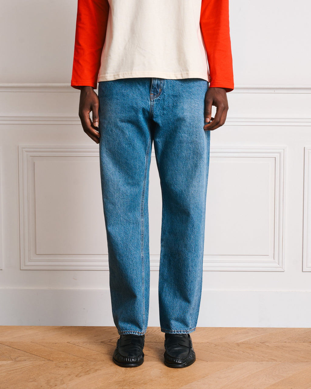 Merci - Jeans Droit Trèfle - Stonewash
