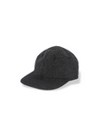 Casquette Merci Paris Snow Peak noire en tissu ripstop quadrillé avec visière et réglage arrière