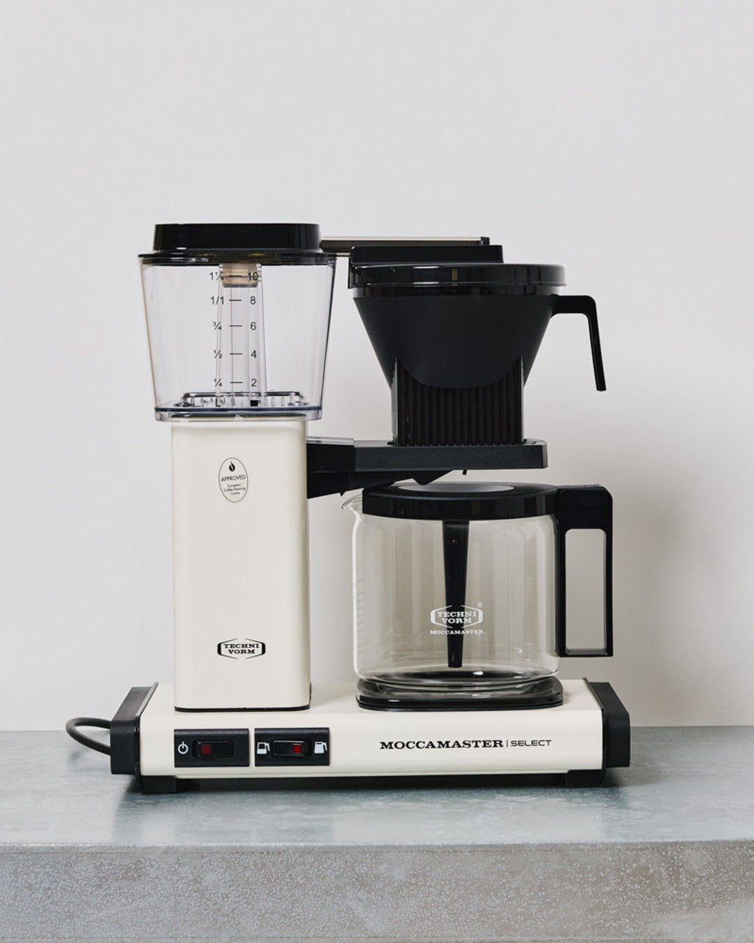 Moccamaster - filter coffee maker - KBG Select - White