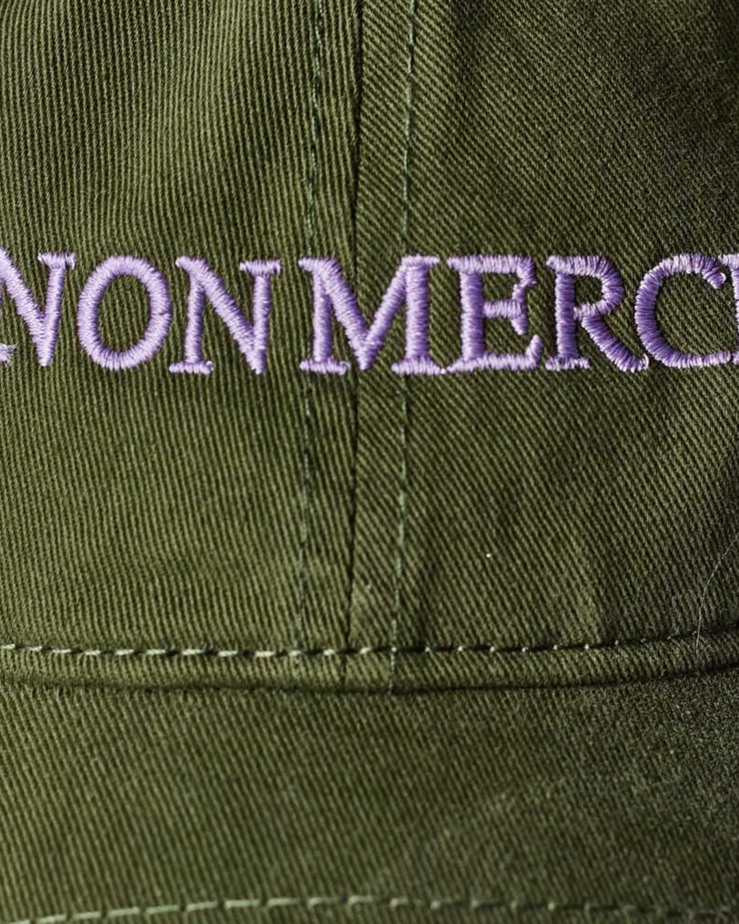 Merci - Casquette Non Merci - Vert & Lila