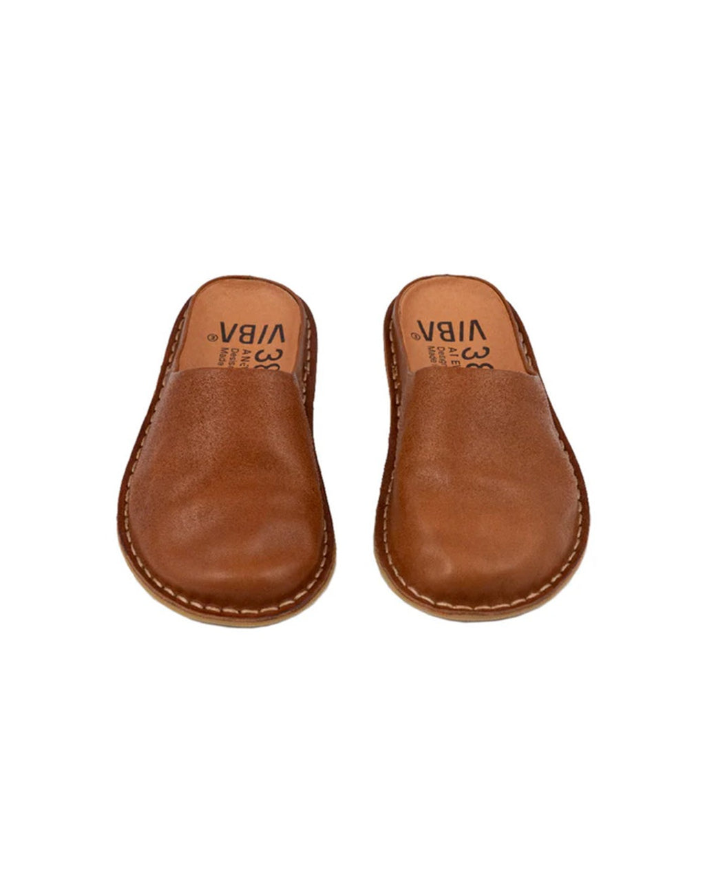 Vibae - Roma clogs - Cognac brown