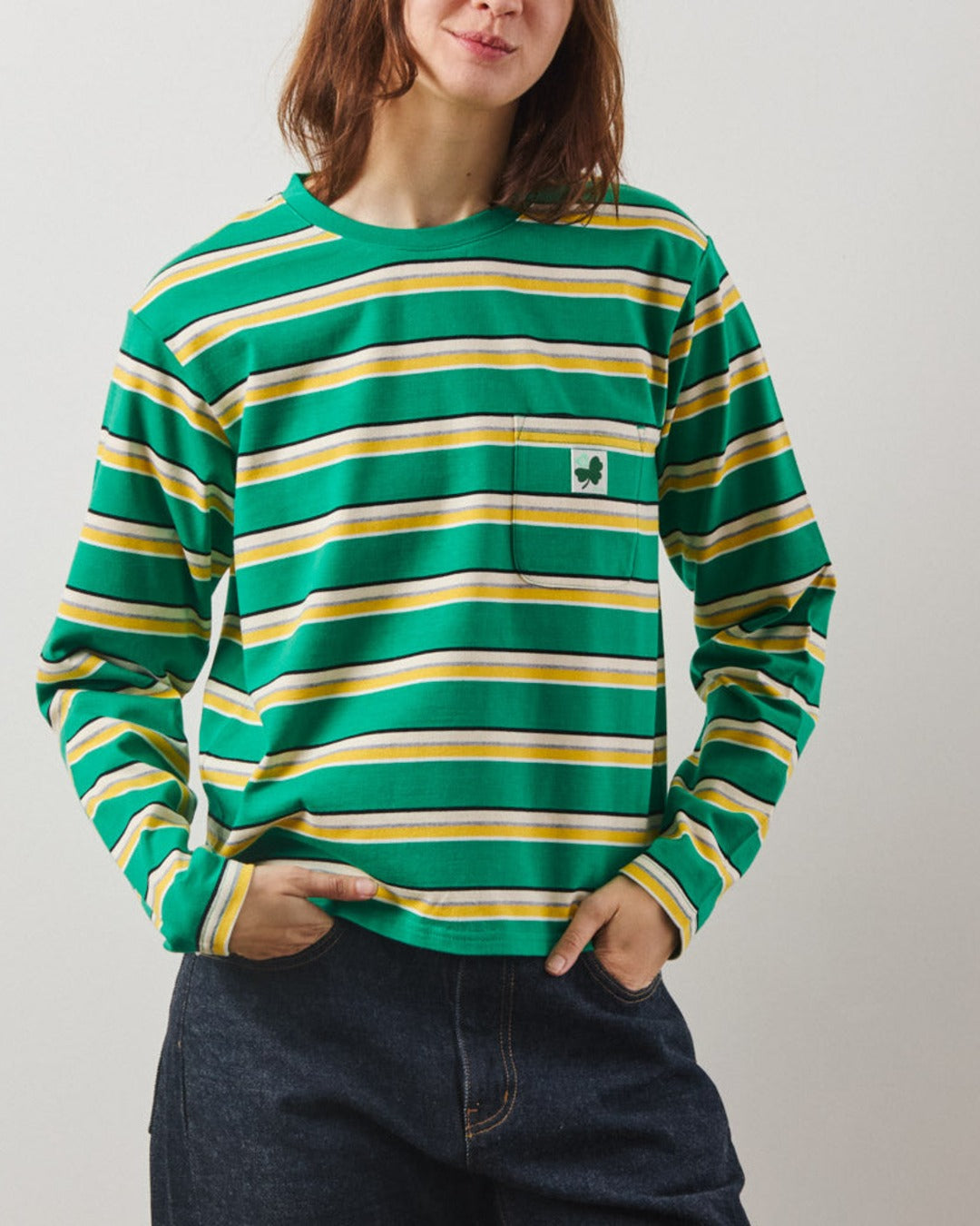 Merci - Nora Stripes T-Shirt - Green