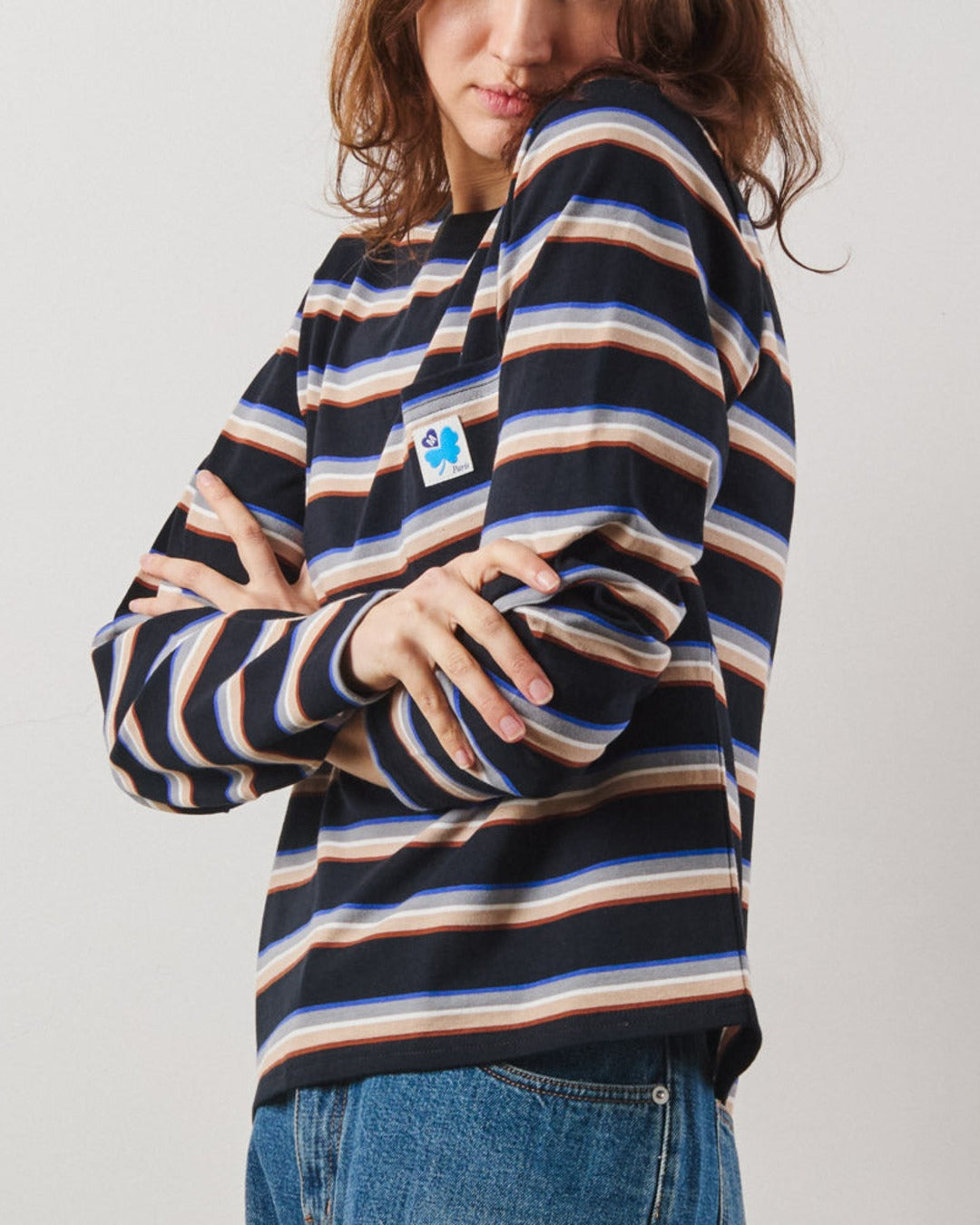 Merci - Nora Stripes T-Shirt - Black