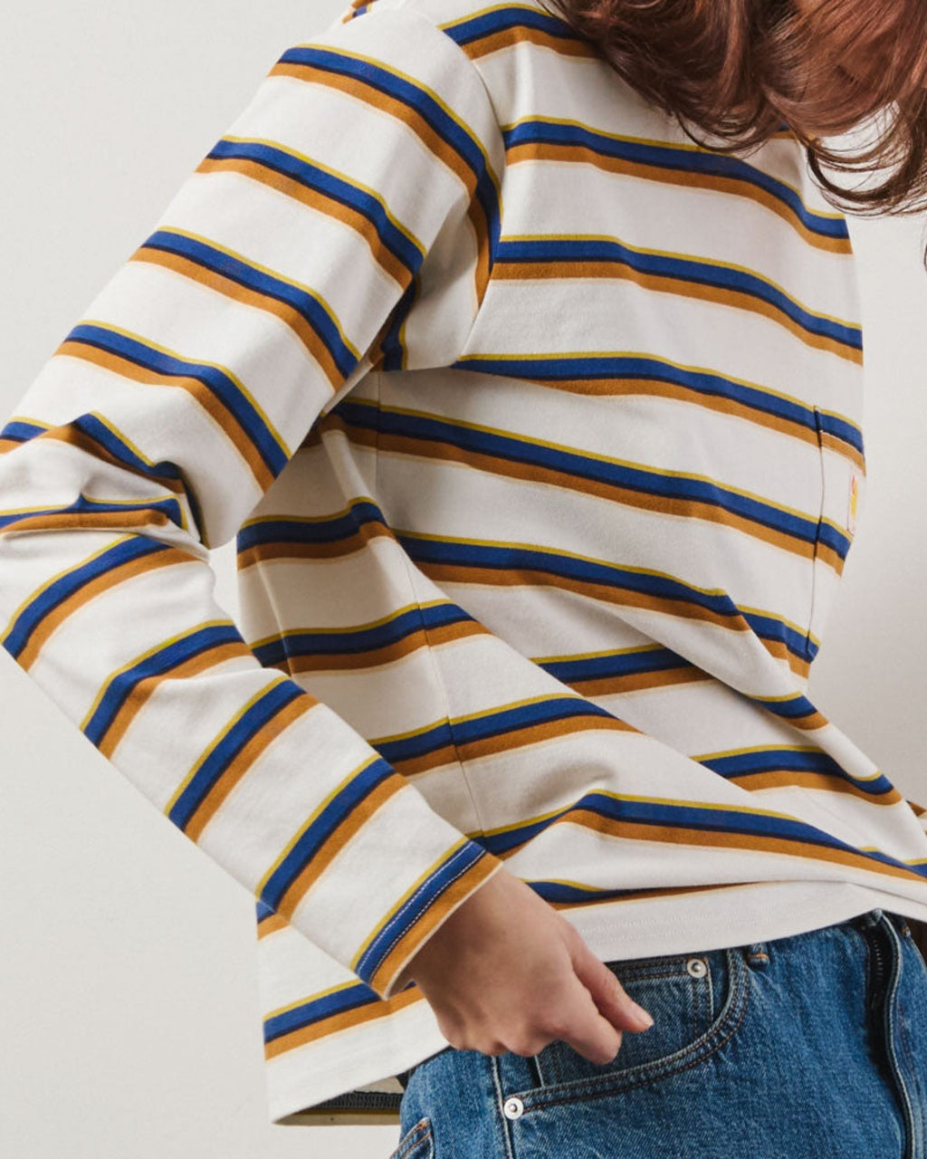 Merci - T-Shirt Nora Stripes - Crème