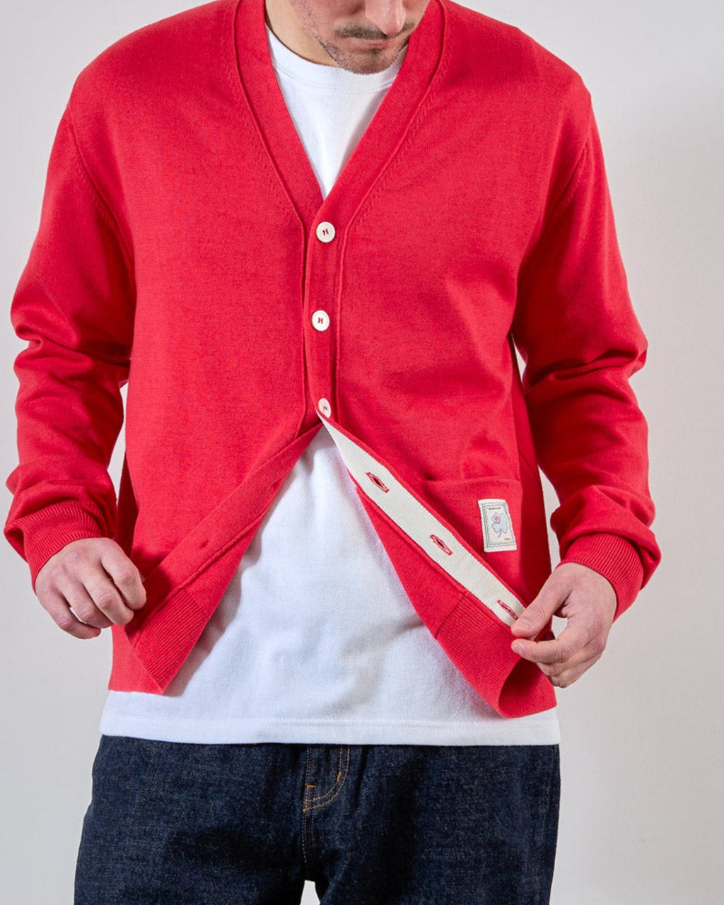 Merci - Maximilien Cardigan - Red