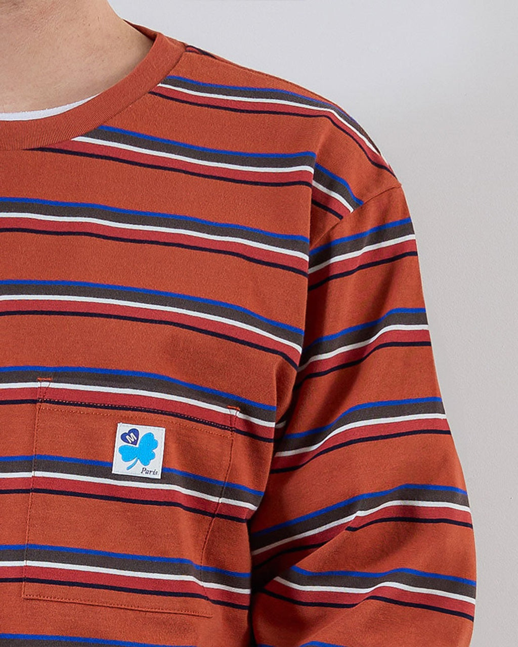 Merci - T-shirt Vadim Stripes LS - Hearth