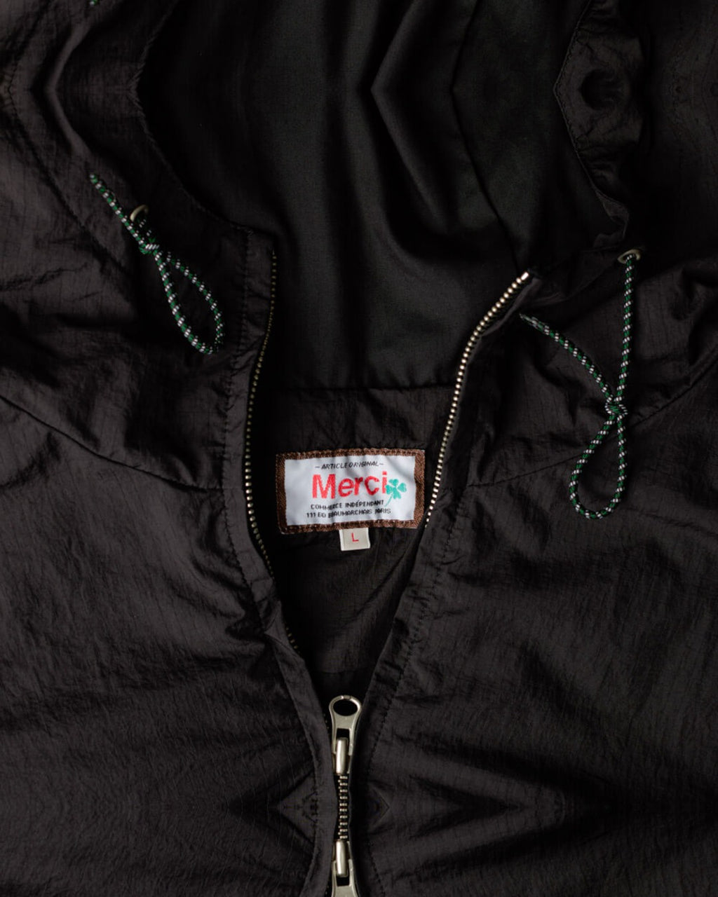 Merci - Veste Imperméable Danny - Noir
