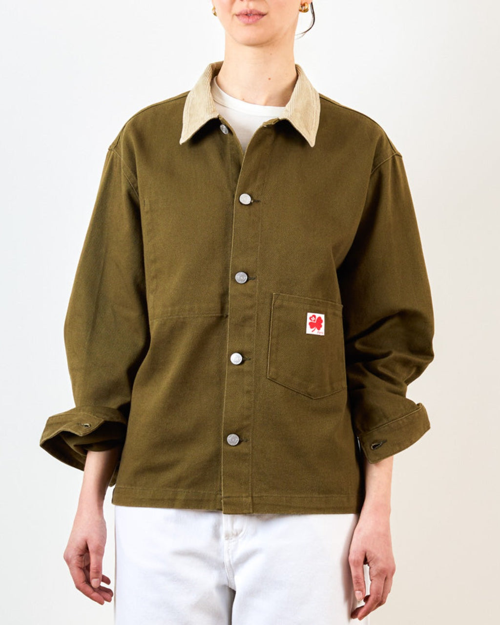 Merci - Veste Marvin - Olive & Crème