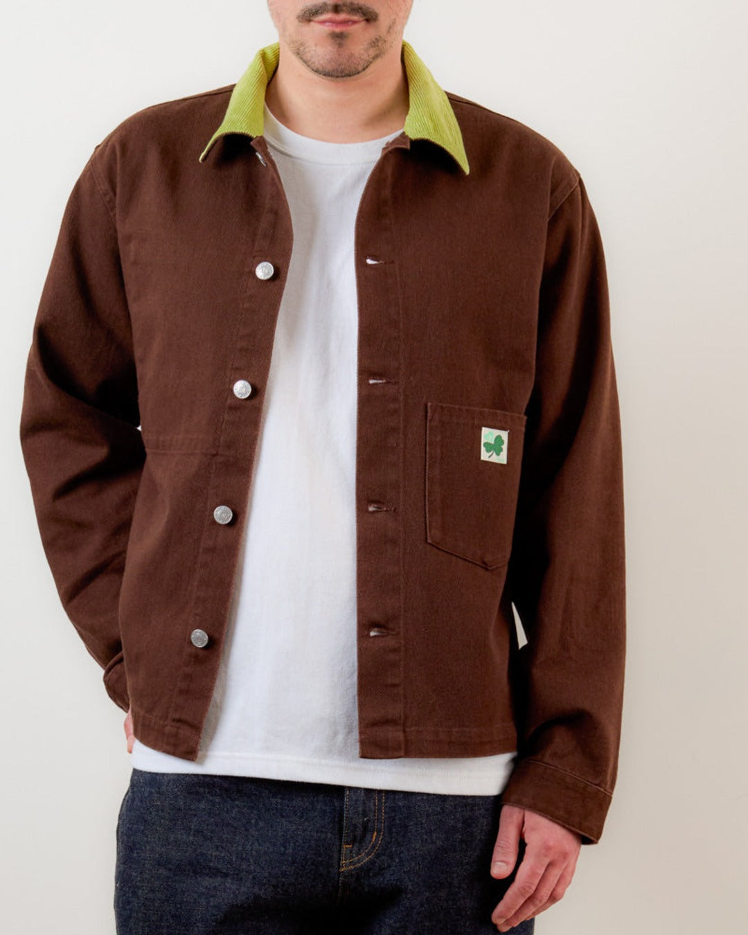 Merci - Veste Marvin - Marron & Citron