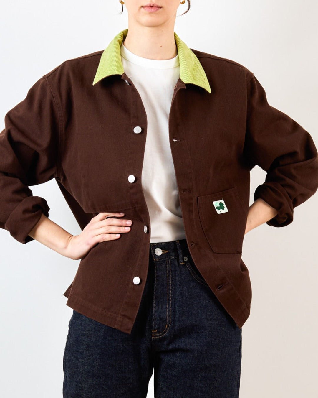 Merci - Veste Marvin - Marron & Citron
