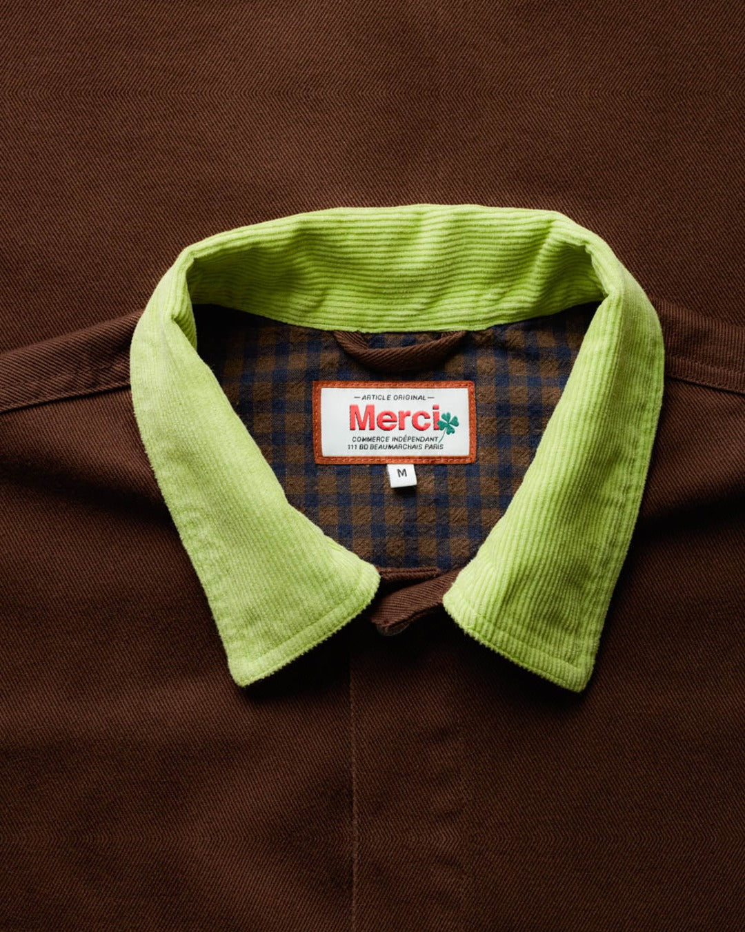 Merci - Veste Marvin - Marron & Citron