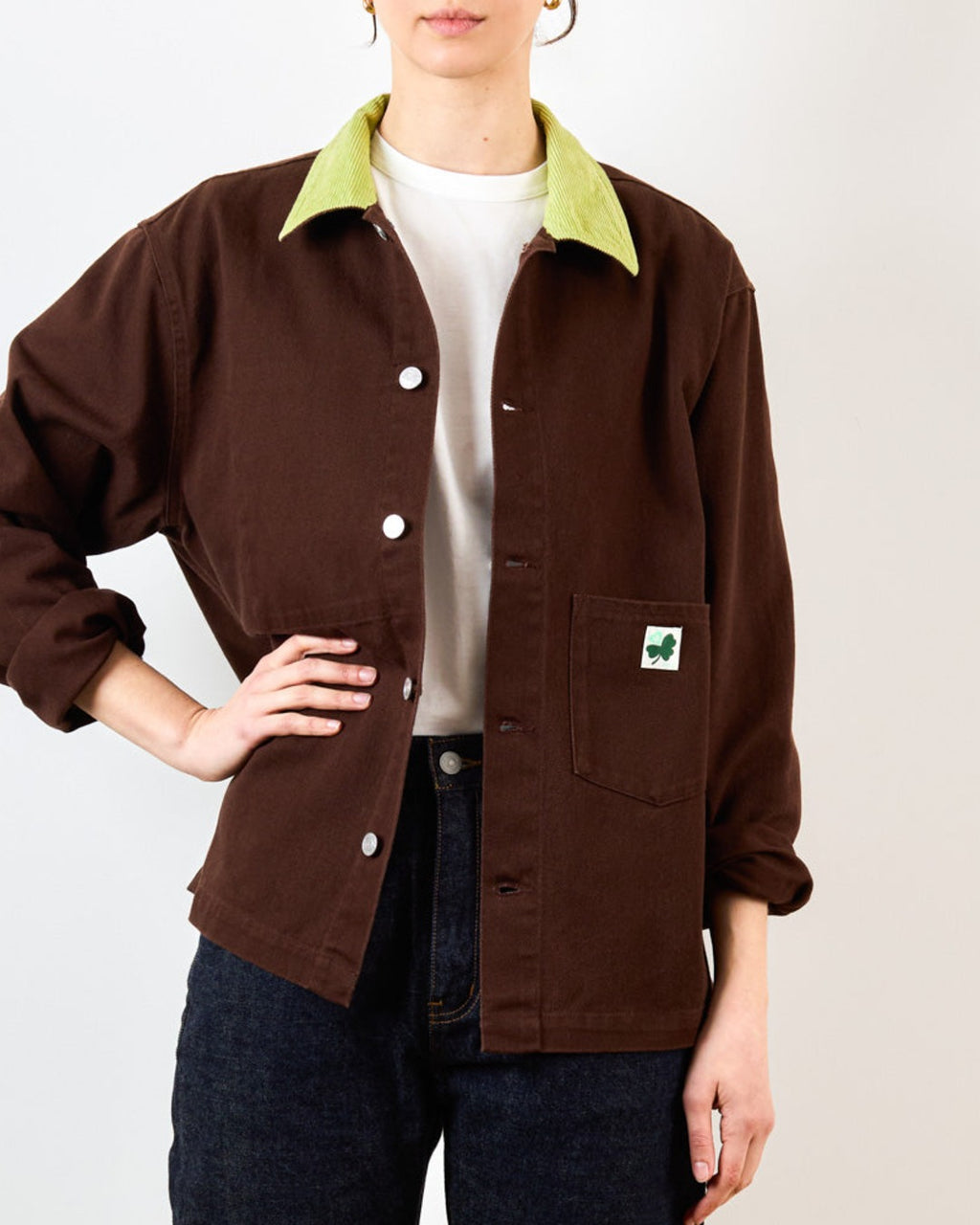 Merci - Veste Marvin - Marron & Citron