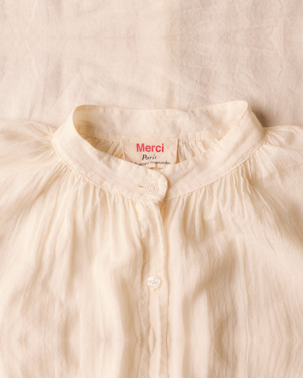 Merci - Victoria Shirt - White Burro