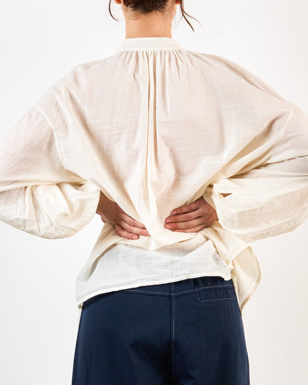 Merci - Victoria Shirt - White Burro