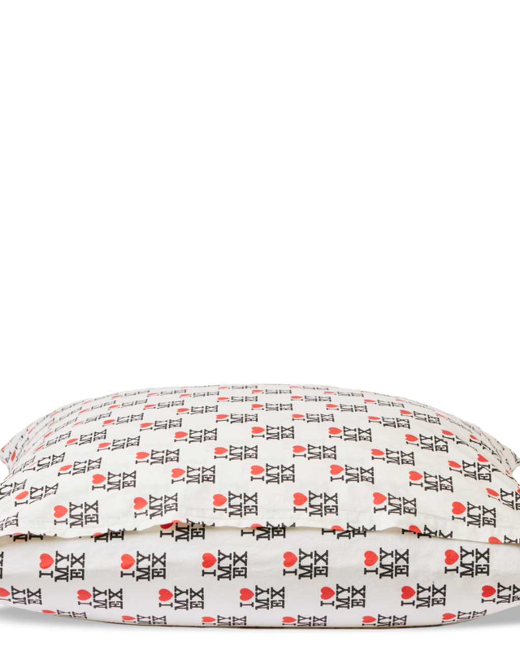 Merci x Carne Bollente - Taie D'Oreiller En Percale De Coton I Love My Ex