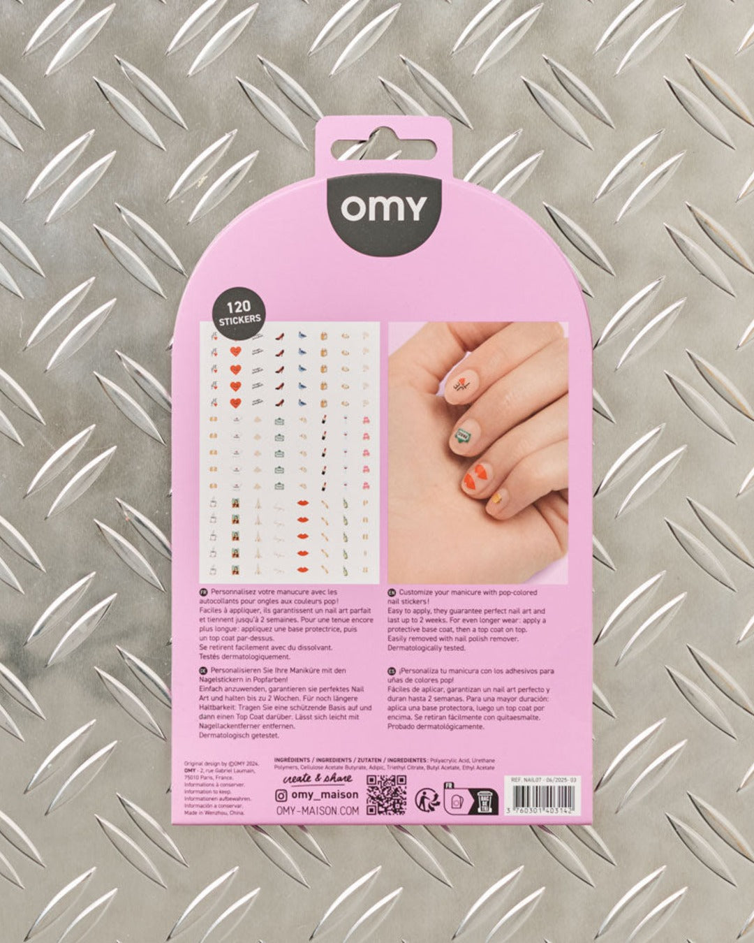 Omy - Gommettes Pour Les Ongles Paris