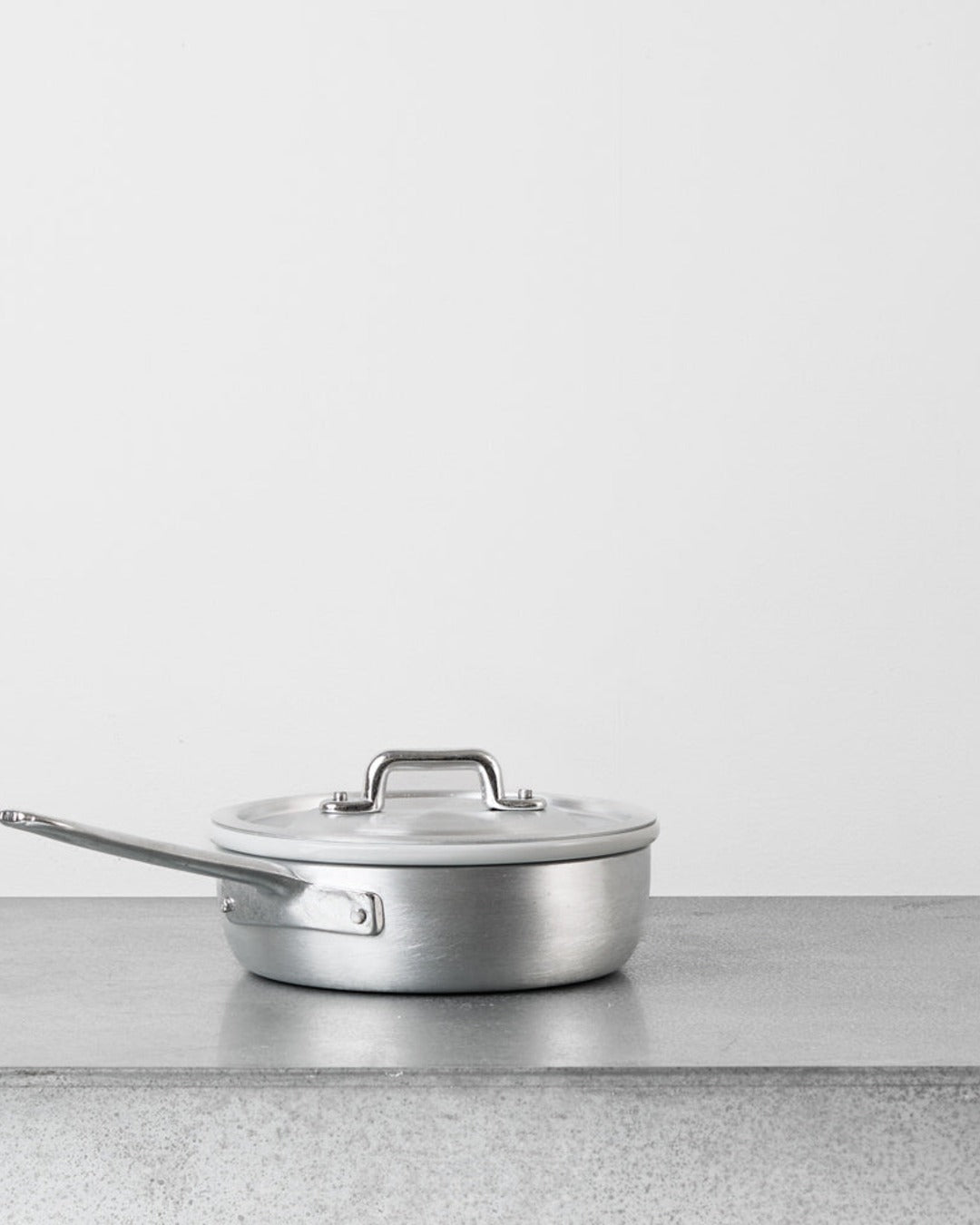 Italo Ottinetti - Frying pan with cover in aluminium