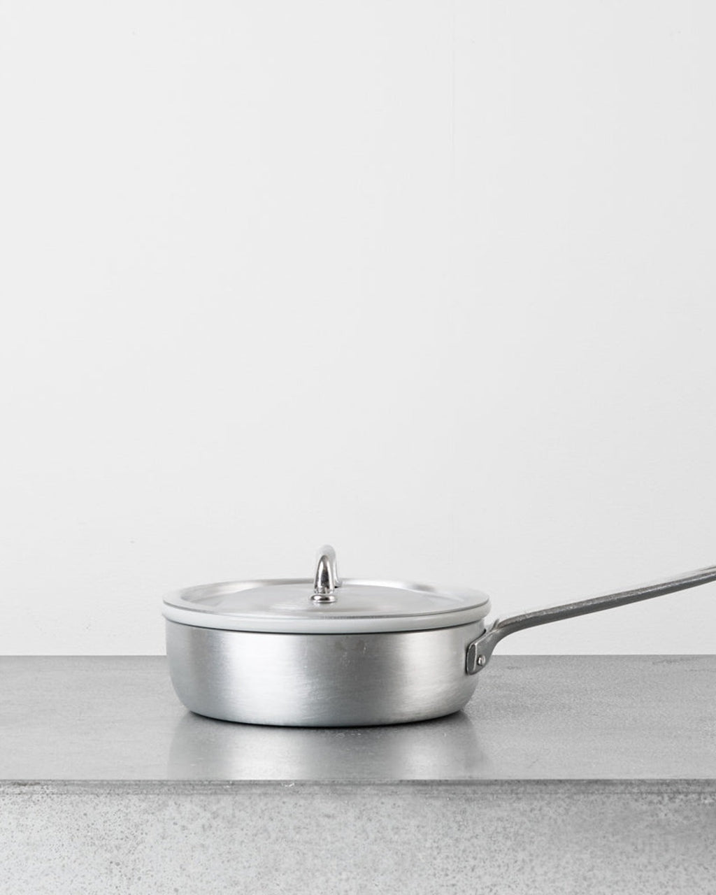 Italo Ottinetti - Poêle Avec Couvercle En Aluminium