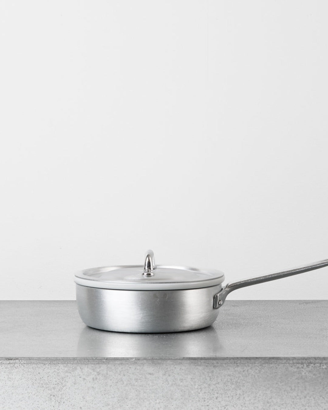 Italo Ottinetti - Frying pan with cover in aluminium
