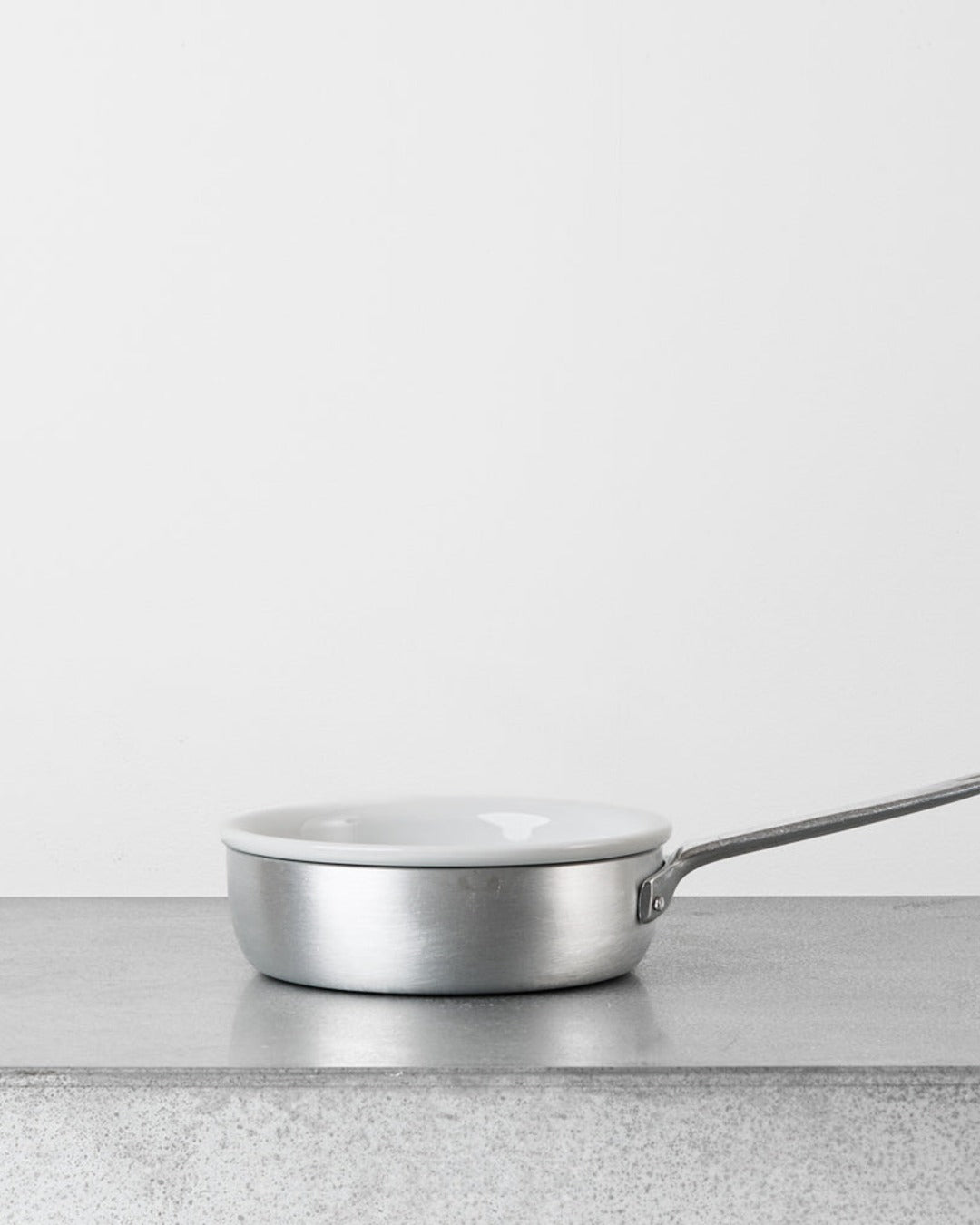 Italo Ottinetti - Poêle Avec Couvercle En Aluminium