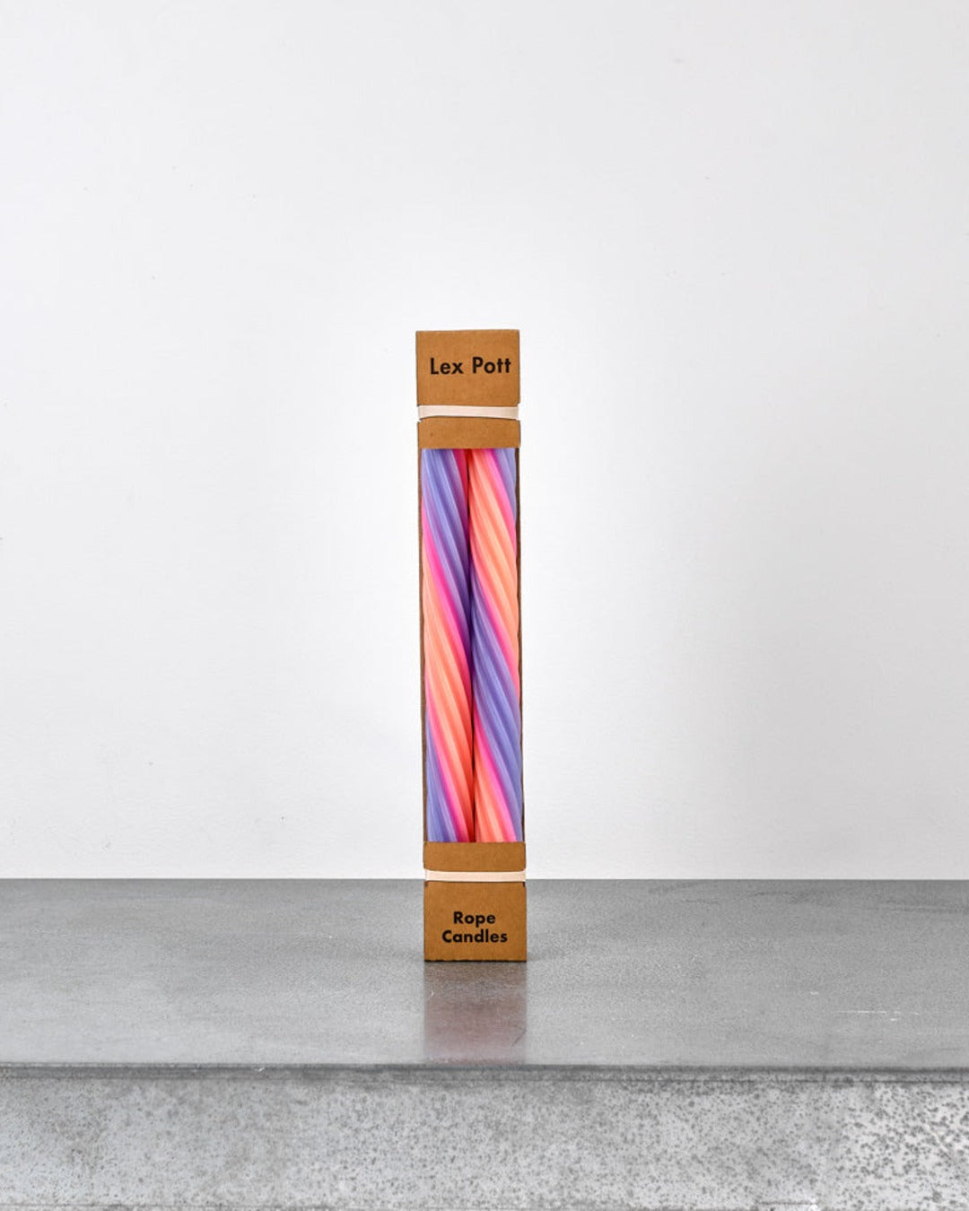 54 Celsius - Set De 2 Bougies Rope - Orange