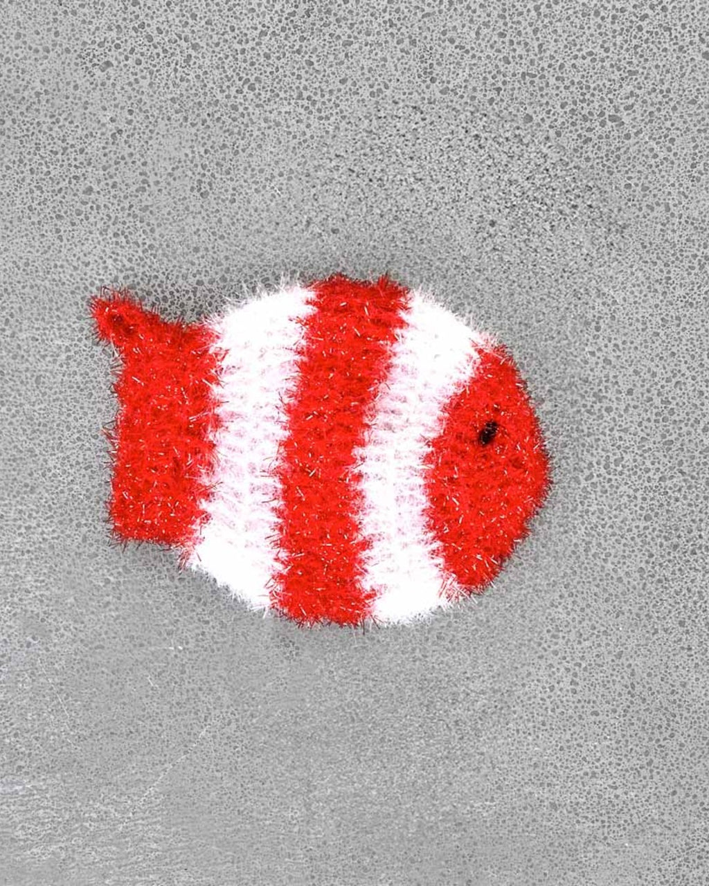 Éponge Poisson - Rouge