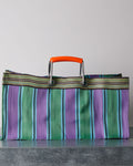 Puebco - Rectangular basket - Green & Purple