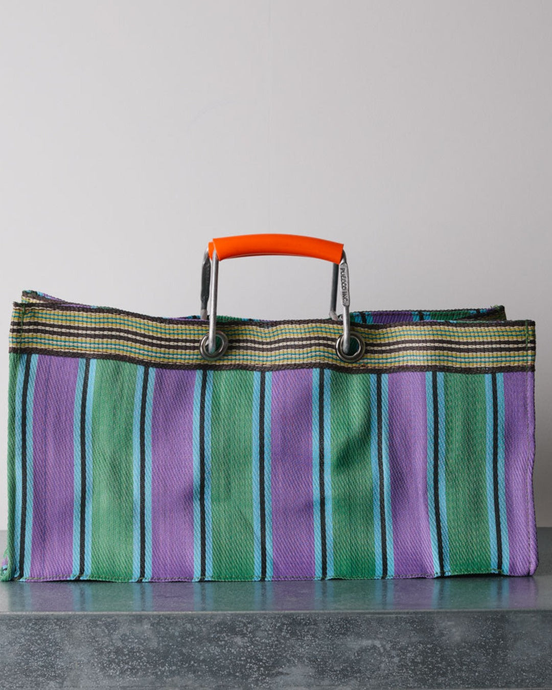 Puebco - Panier Rectangle - Vert & Violet