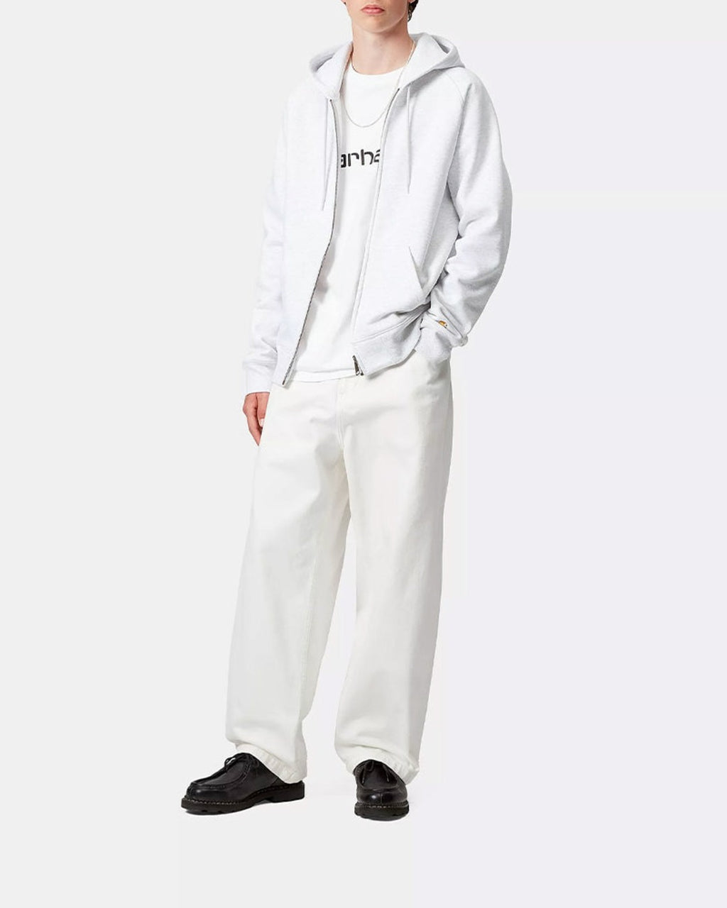 Carhartt Wip - Pantalon Brandon - Blanc